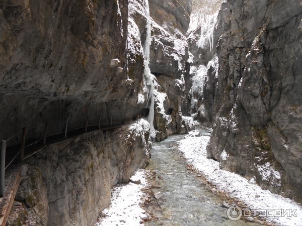 Эксурсия в каньон Partnachklamm (Германия, Гармиш-Партенкирхен) фото