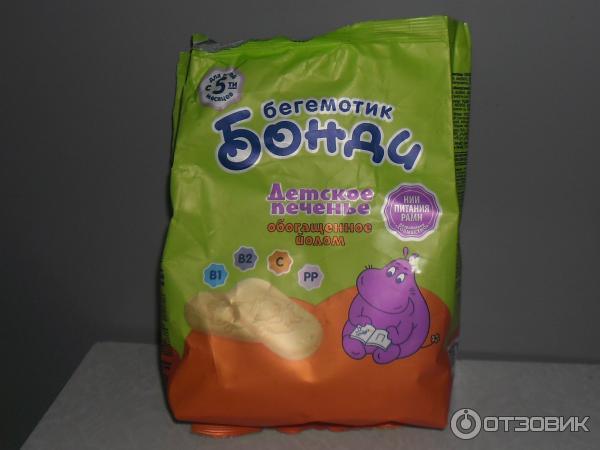 Отзыв о Детское печенье "Бегемотик Бонди" | Лопаем их с дочей вместе ...