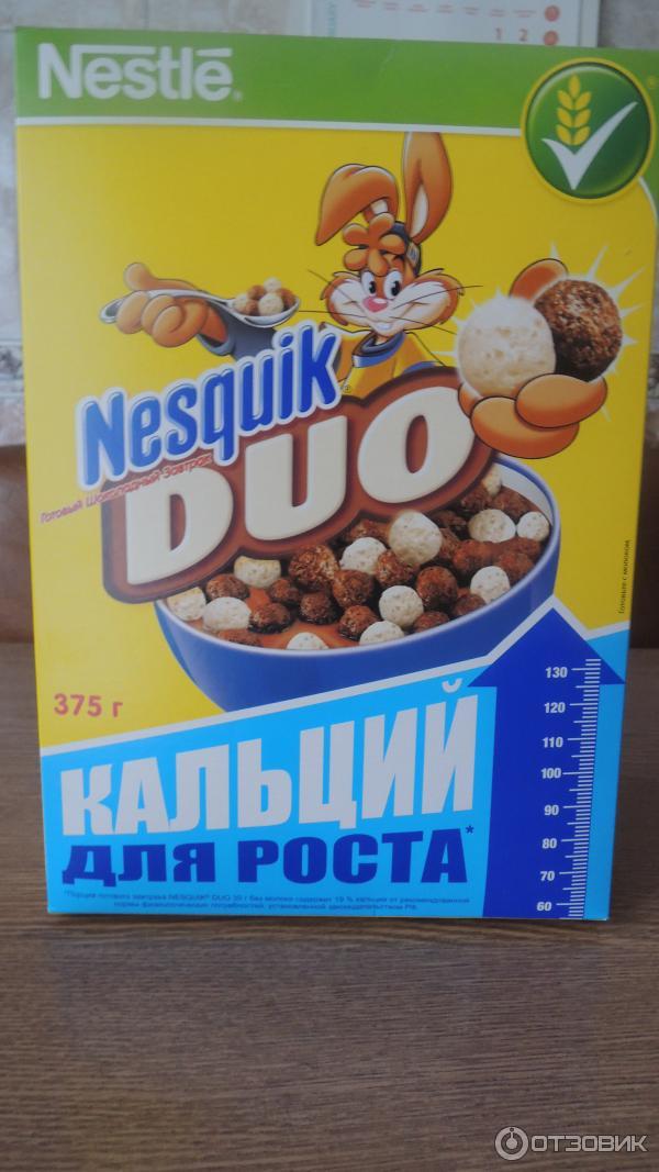 Готовый завтрак Nesquik Duo Nestle фото