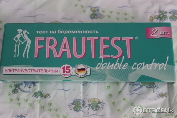 Тест на беременность Frautest DOUBLE CONTROL фото