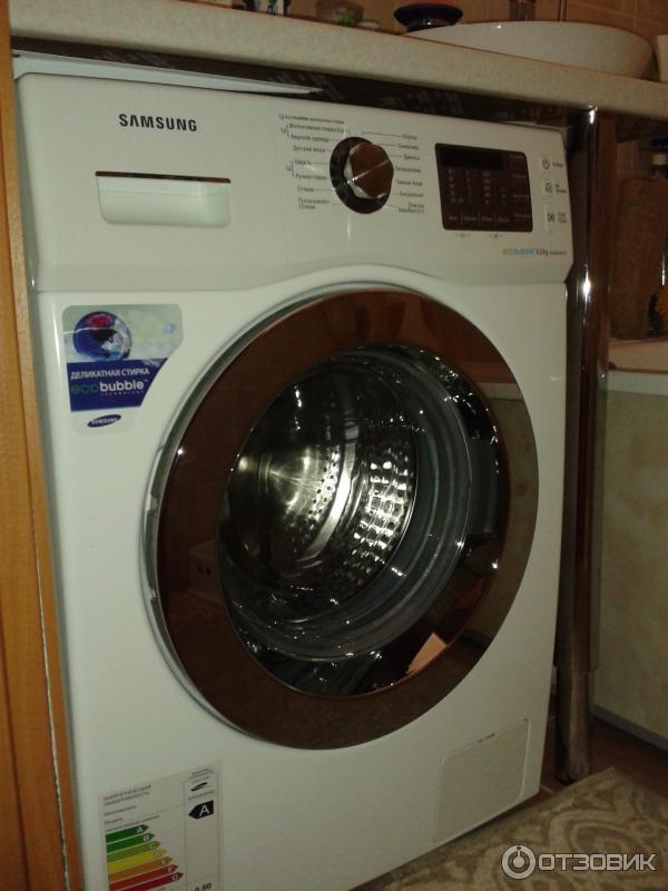 Отзыв о Стиральная машина Samsung Eco Bubble WF602W2BKWQ | хорошая ...