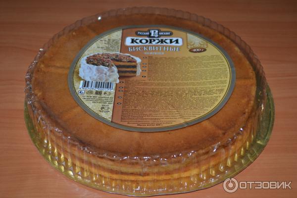 Торт из готовых бисквитных коржей — кулинарный рецепт