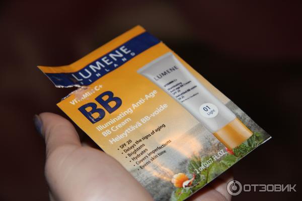 BB крем Lumene Bright Now Vitamin C SPF 20 фото