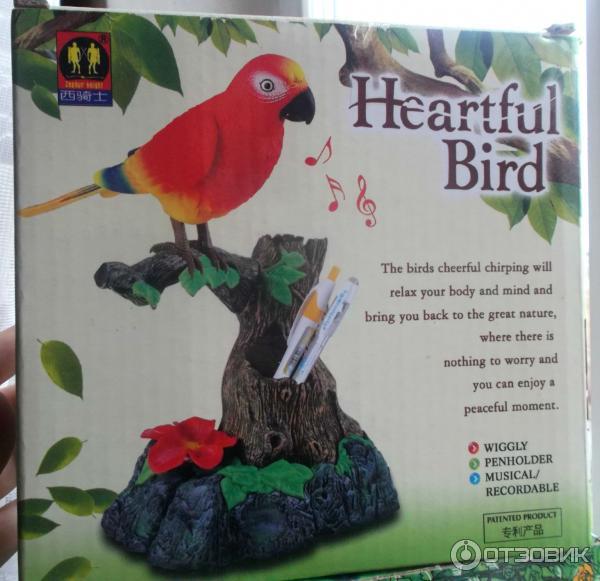 Игрушка Bird Heartful Говорящий попугай фото