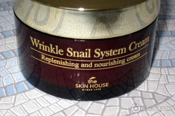 Улиточный крем для лица The Skin House Wrinkle Snail System Cream