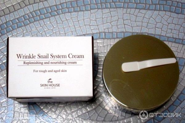 Улиточный крем для лица The Skin House Wrinkle Snail System Cream