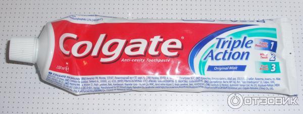 Зубная паста Colgate Тройное действие фото