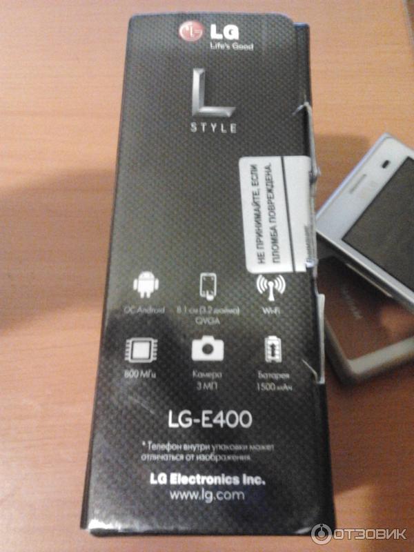 Сотовый телефон LG Optimus L3 E400 фото