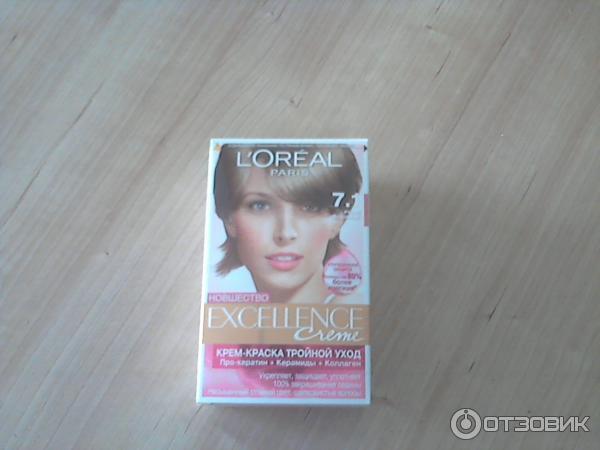 Стойкая крем-краска для волос Loreal Excellence Creme фото