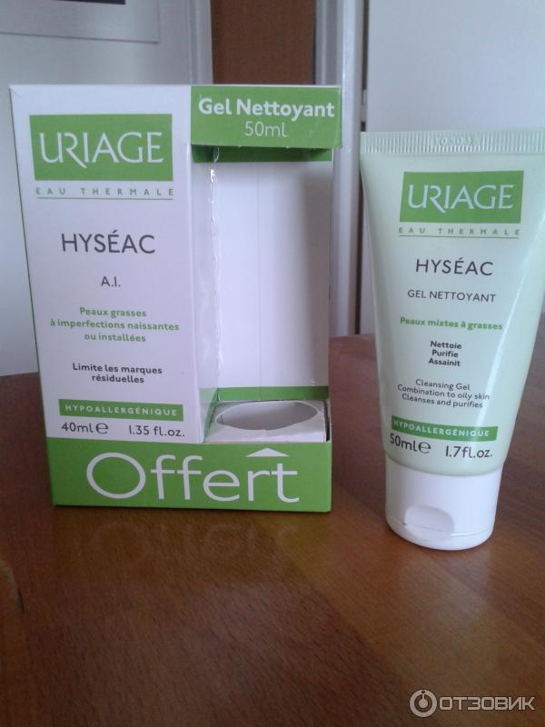 Гель для умывания Uriage Hyseac Gentle Cleansing Gel фото