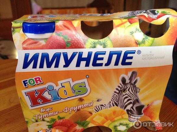 Кисломолочный напиток Имунеле for Kids фото