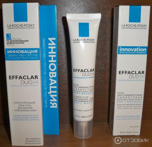 Корректирующий крем-гель для жирной проблемной кожи La Roche-Posay Effaclar DUO+ фото