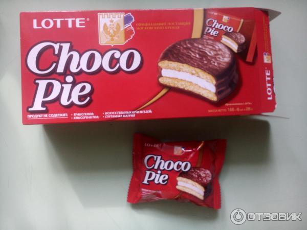 Печенье Lotte Choco Pie фото