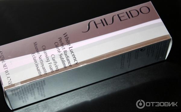 Очищающая пенка выравнивающая цвет лица Shiseido White Lucency фото