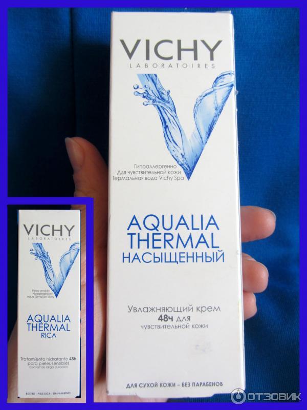 Крем насыщенный Vichy Aqualia Thermal увлажняющий 48часов увлажнения, 40 мл фото