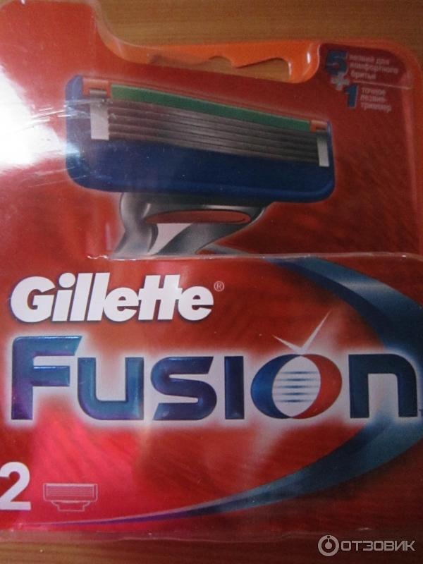 Сменные лезвия Gillette Fusion фото