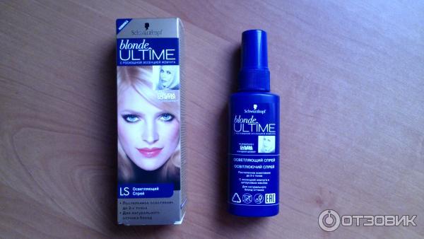 Осветляющий спрей для волос с эссенцией жемчуга Schwarzkopf Blonde Ultime фото