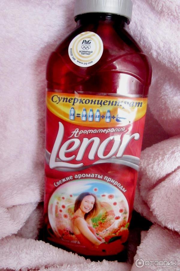 Концентрированный кондиционер для белья Lenor Свежесть садовых цветов фото