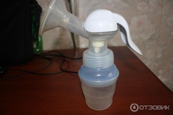 Ручной молокоотсос с системой хранения Philips Avent VIA фото