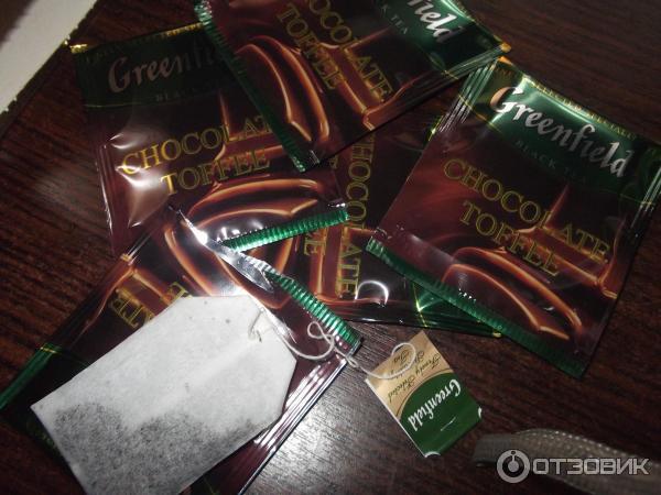 Чай Greenfield Chocolate Toffee в пакетиках фото