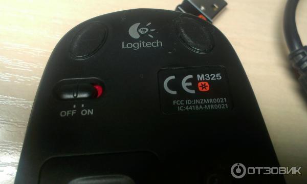 Беспроводная лазерная мышь Logitech M325 фото