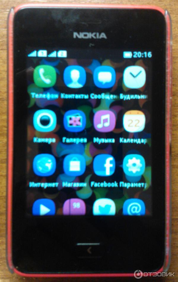 Сотовый телефон Nokia Asha 501 Dual Sim фото