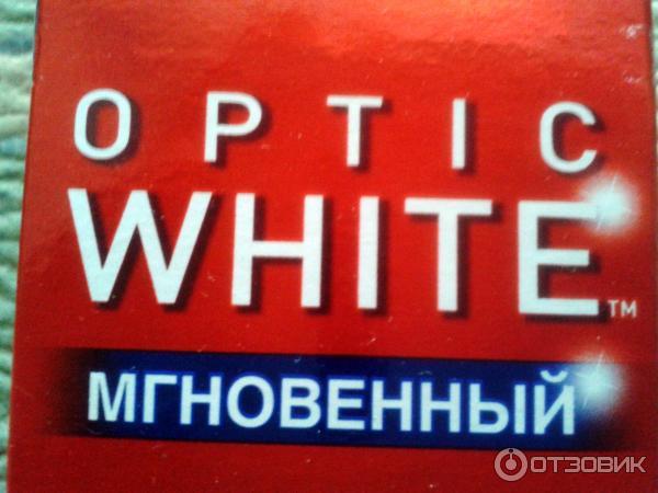 Зубная паста Colgate Optic White фото