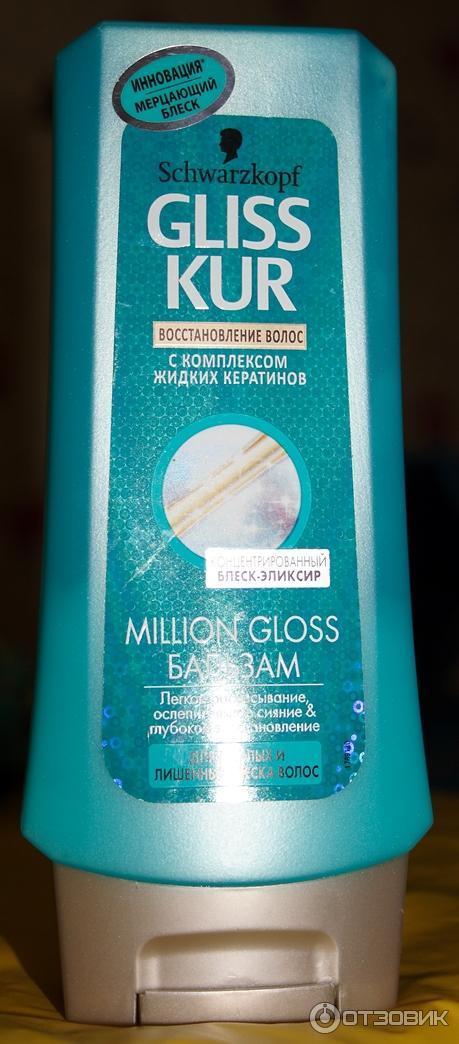 Бальзам-ополаскиватель Gliss Kur Million Gloss фото