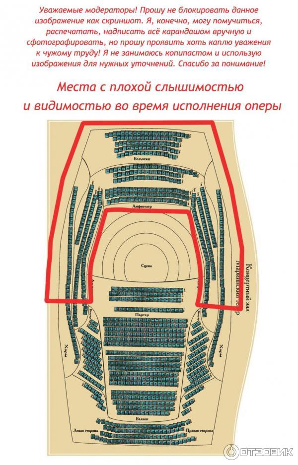 Схема зала мариинского театра новая - 25/48