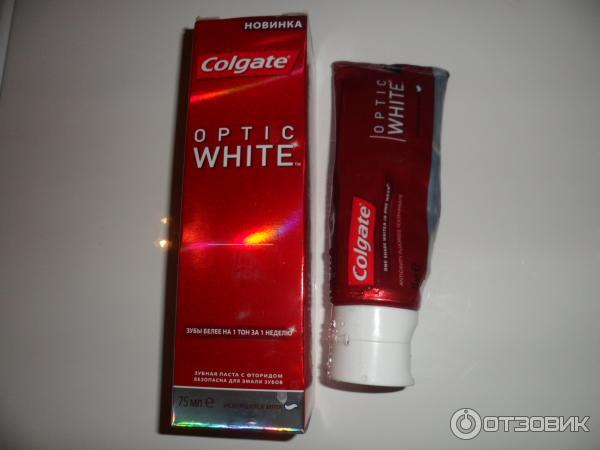 Зубная паста Colgate Optic White фото