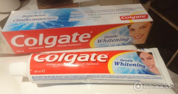 Зубная паста Colgate Бережное отбеливание фото