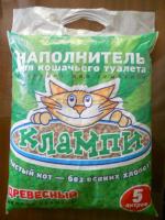 Наполнитель для кошачьего туалета "Клампи" фото