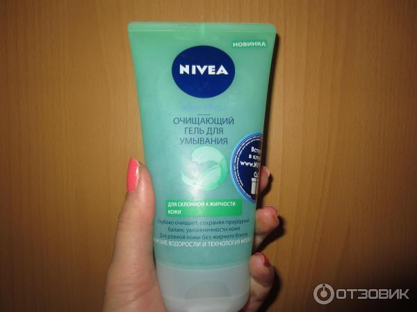 Очищающий гель для умывания Nivea Aqua Effect фото