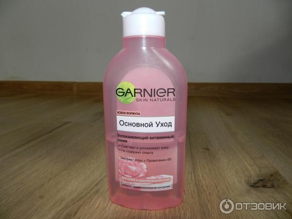 Тоник для лица Garnier успокаивающий витаминный фото