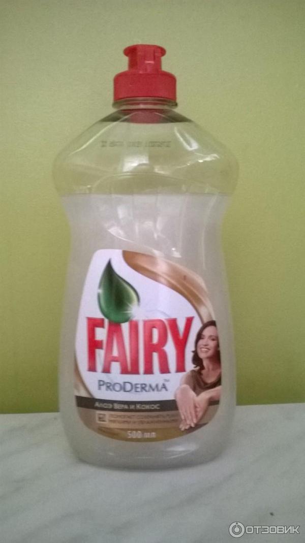 Моющее средство для мытья посуды Fairy ProDerma Алоэ Вера и Кокос фото