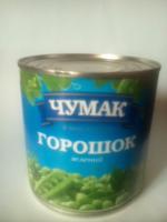 Зеленый горошек Чумак консервированный фото