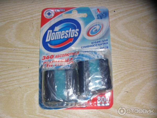 Кубик для сливного бачка Domestos фото