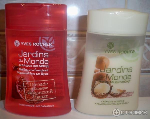 Гели для душа Yves Rocher Jardin du Monde фото