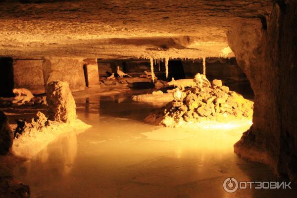 Экскурсия в пещеру Les Grottes Petrifiantes de Savonnieres Villandry (Франция, Тур)