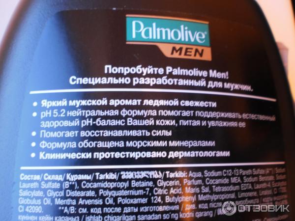 Гель для душа Palmolive Men 3 в 1 Северный океан освежающий экономичная упаковка 750 мл фото