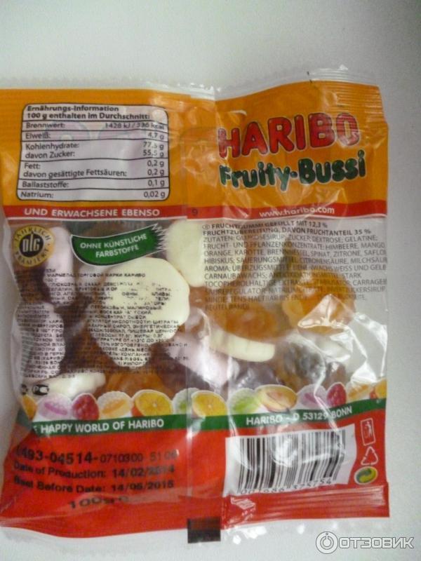 Жевательный мармелад Haribo Fruity Bussi фото