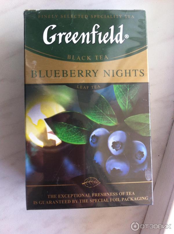 Чай Greenfield Blueberry Night фото