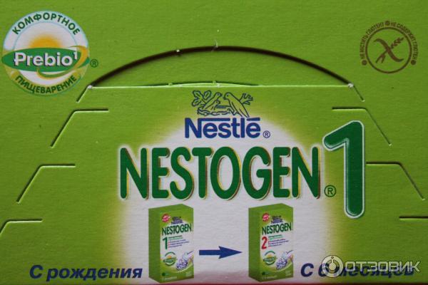 Детская молочная смесь Nestle Nestogen 1 Prebio с пребиотиками 0-6мес фото