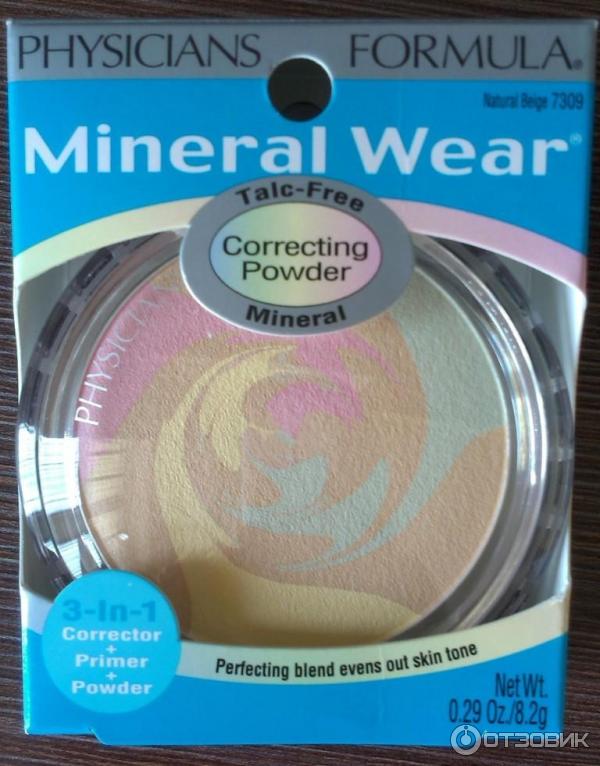 Компактная минеральная пудра 3в1 Physicians Formula Mineral Wear фото