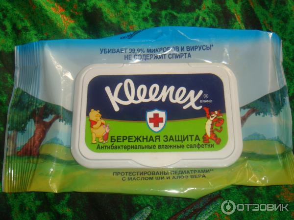 Антибактериальные салфетки Kleenex Protect фото