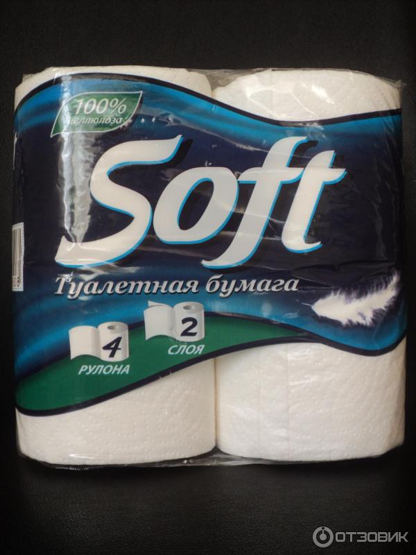 Туалетная бумага Soft фото