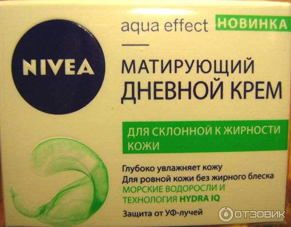 Матирующий дневной крем Nivea Aqua Effect фото