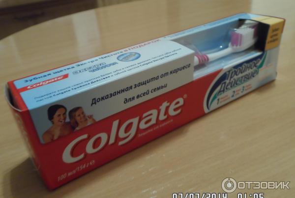 Зубная паста Colgate Тройное действие