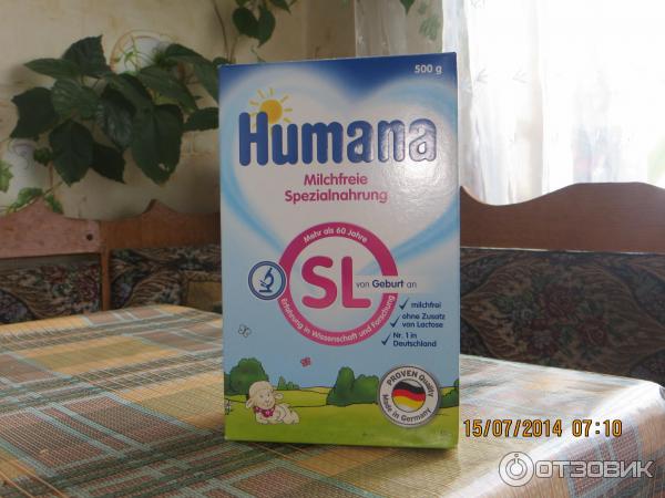 Детская безмолочная смесь Humana SL фото