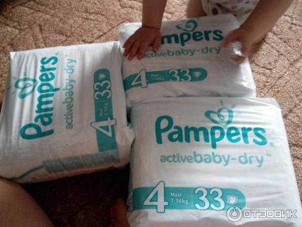 Подгузники Pampers Active Baby-Dry фото